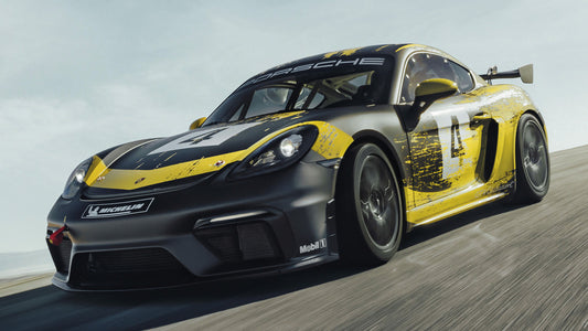 Porsche Cayman Gt4 Clubsport Hd Art Magnet