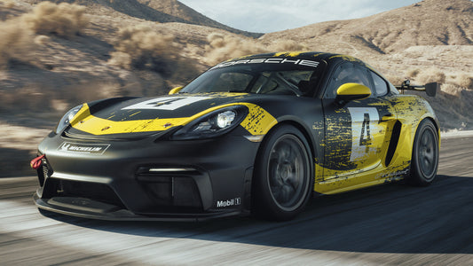 Porsche Cayman Gt4 Clubsport Hd Art Magnet