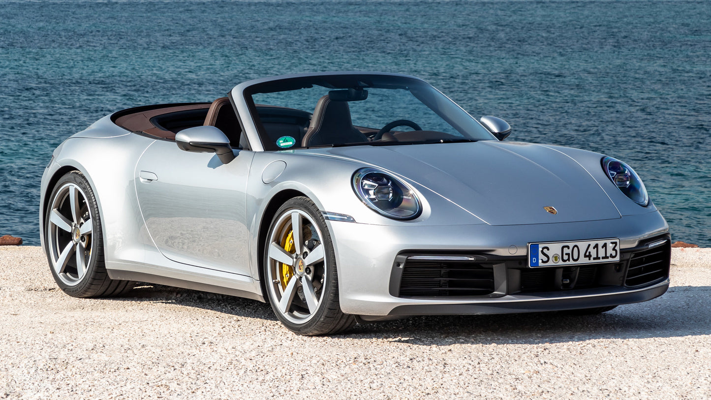 Porsche Carrera S Cabriolet Hd Art Keychain
