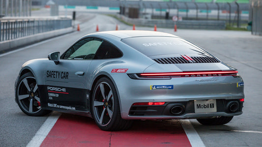 Porsche Carrera S Safety Car Hd Art Magnet