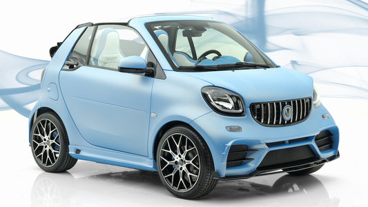 Smart Fortwo Cabrio By Mansory Hd Art Keychain