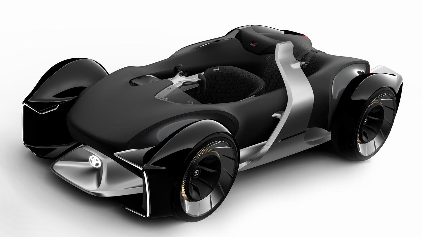 Toyota E Racer Concept Hd Art Keychain