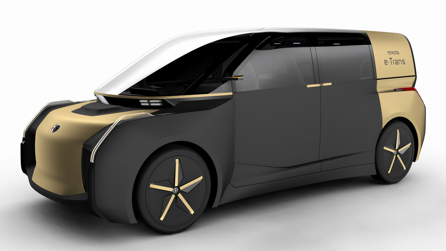Toyota E Trans Concept Hd Art Keychain