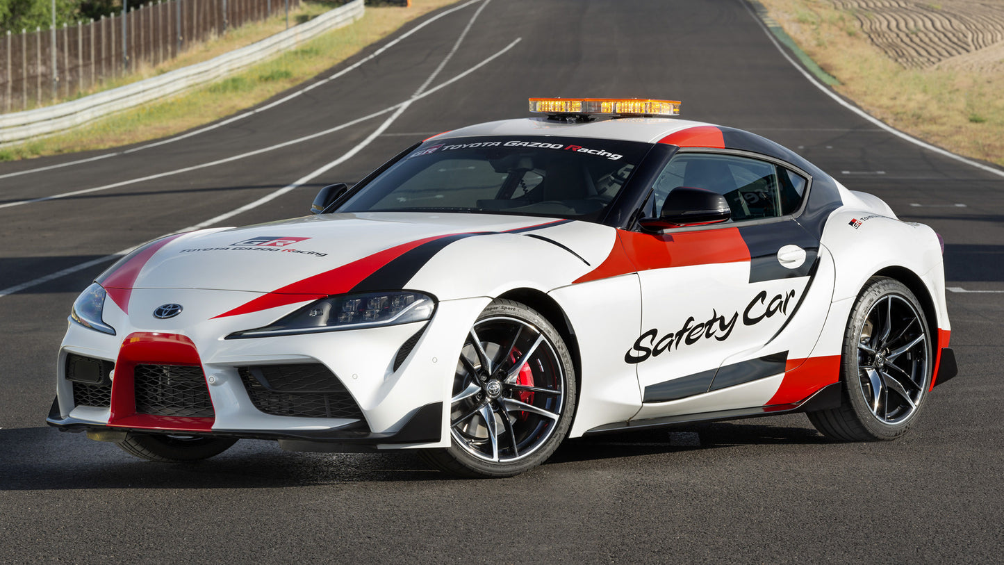 Toyota Gr Supra Safety Car Hd Art Keychain
