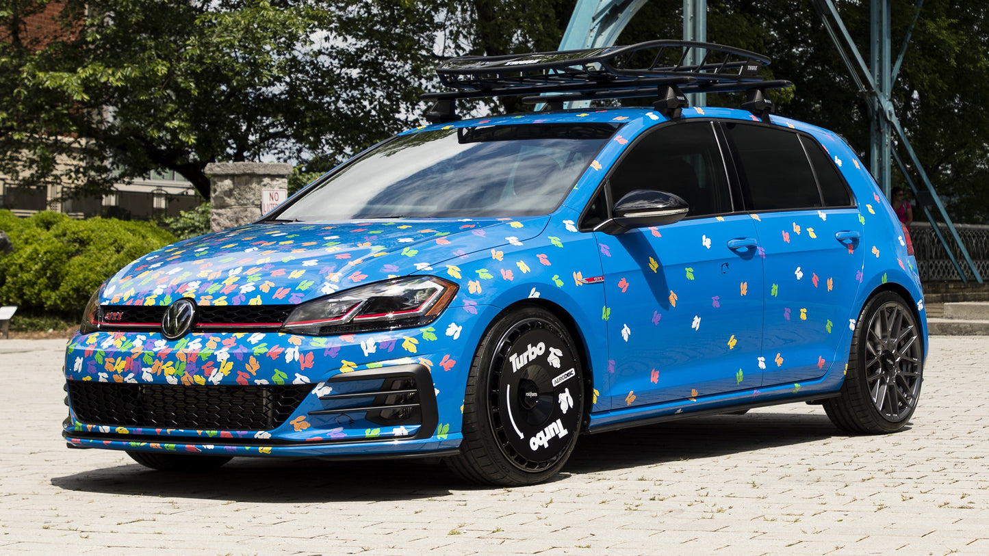 Volkswagen Golf Gti Rabbit Confetti Concept Hd Art Keychain