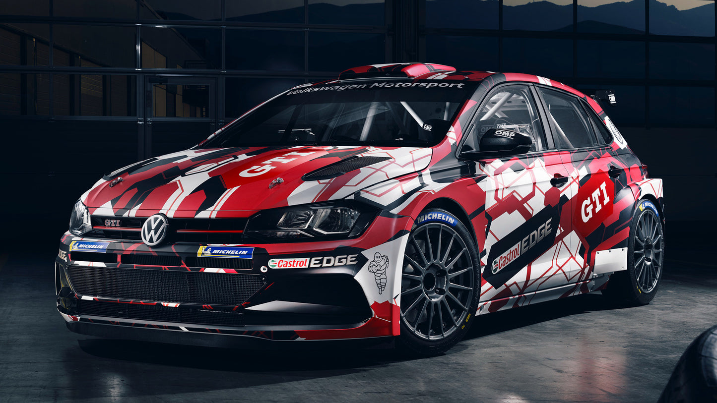 Volkswagen Polo Gti R5 Hd Art Keychain
