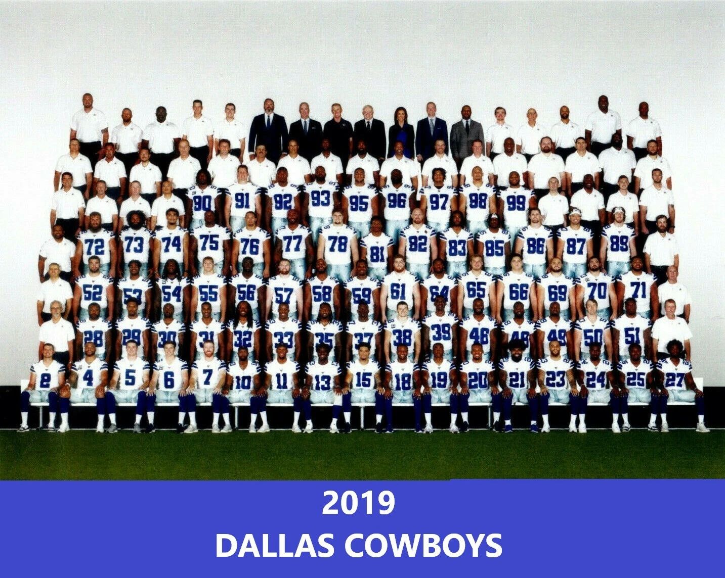 2019 Dallas Cowboys Team Photo Football Picture Nfl 300 Piece Jigsaw Puzzle