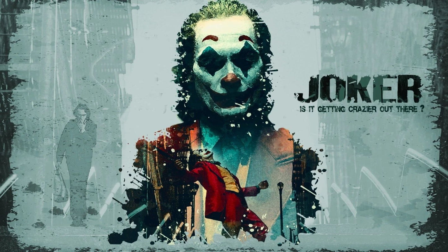 2019 Joker Movie Keychain Joaquin Phoenix Deniro Dc Comics Gotham City