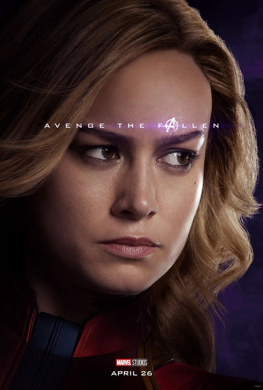 2019 Marvel The Avengers Endgame War Keychain Captain Marvel Brie Larson