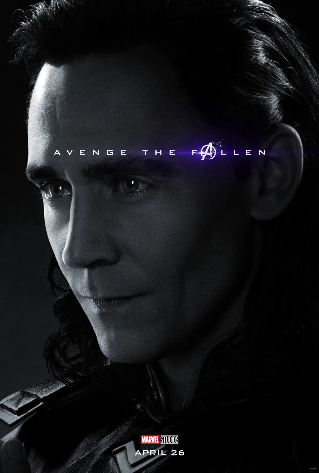 2019 Marvel The Avengers Endgame War Poster Loki God Of Mischief