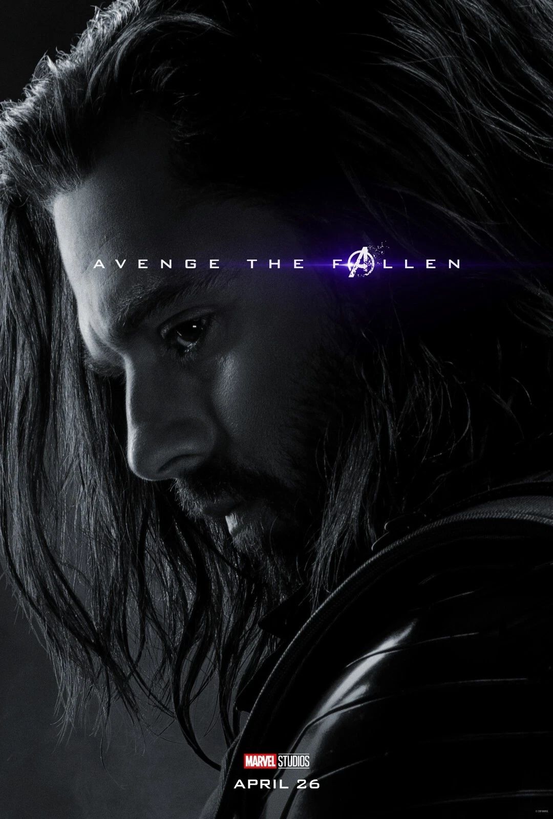 2019 Marvel The Avengers Endgame War Magnet Winter Soldier Bucky