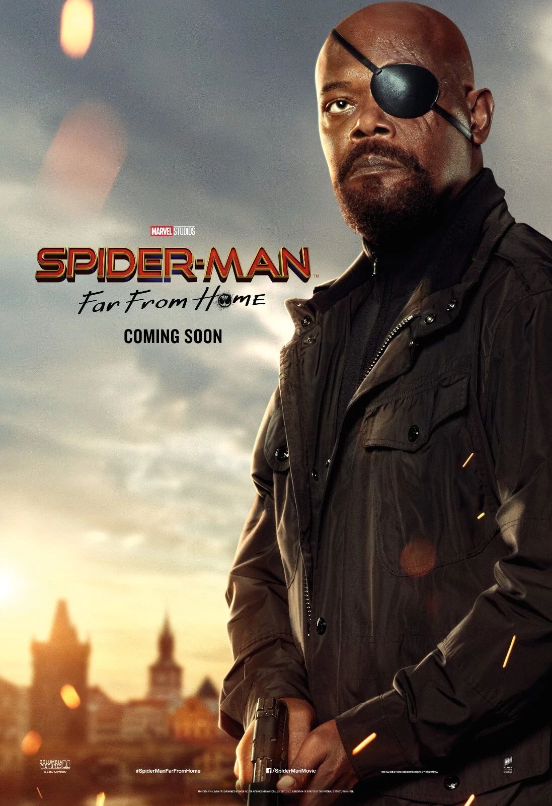 2019 Spiderman Far From Home Movie Magnet Nick Fury Mj Tom Holland