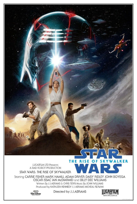 2019 Star Wars Episode Ix The Rise Of Skywalker Movie Poster Print Kylo & Rey