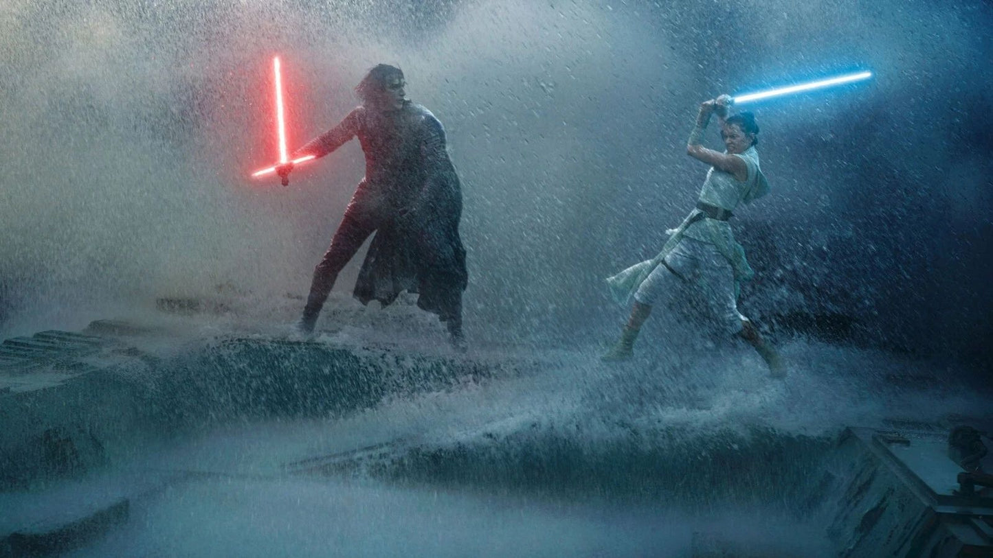 2019 Star Wars The Rise Of Skywalker Movie Magnet Rey Kylo Ren
