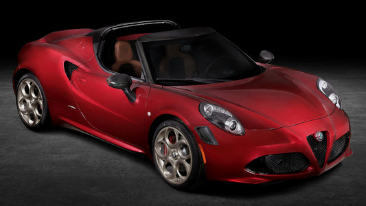 Alfa Romeo 4C Spider Stradale Tributo Us Hd Art Keychain