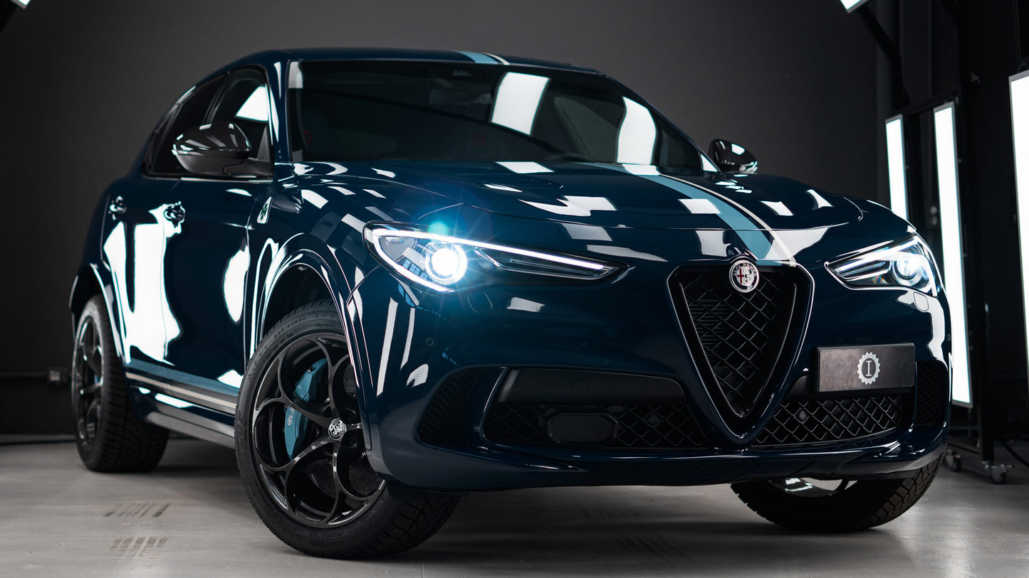 Alfa Romeo Stelvio Quadrifoglio Full Custom By Garage Italia Hd Art Keychain