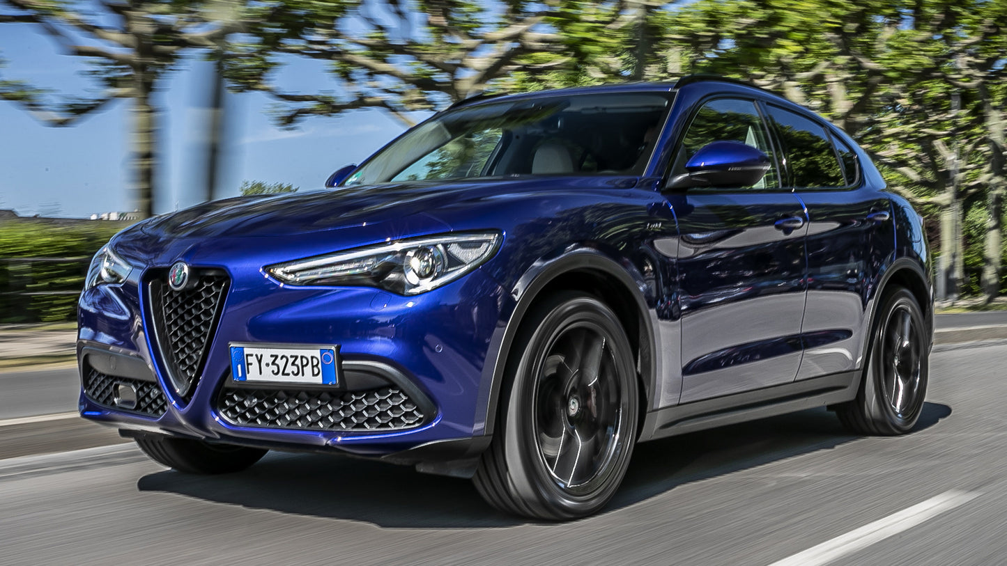 Alfa Romeo Stelvio Sprint Hd Art Keychain