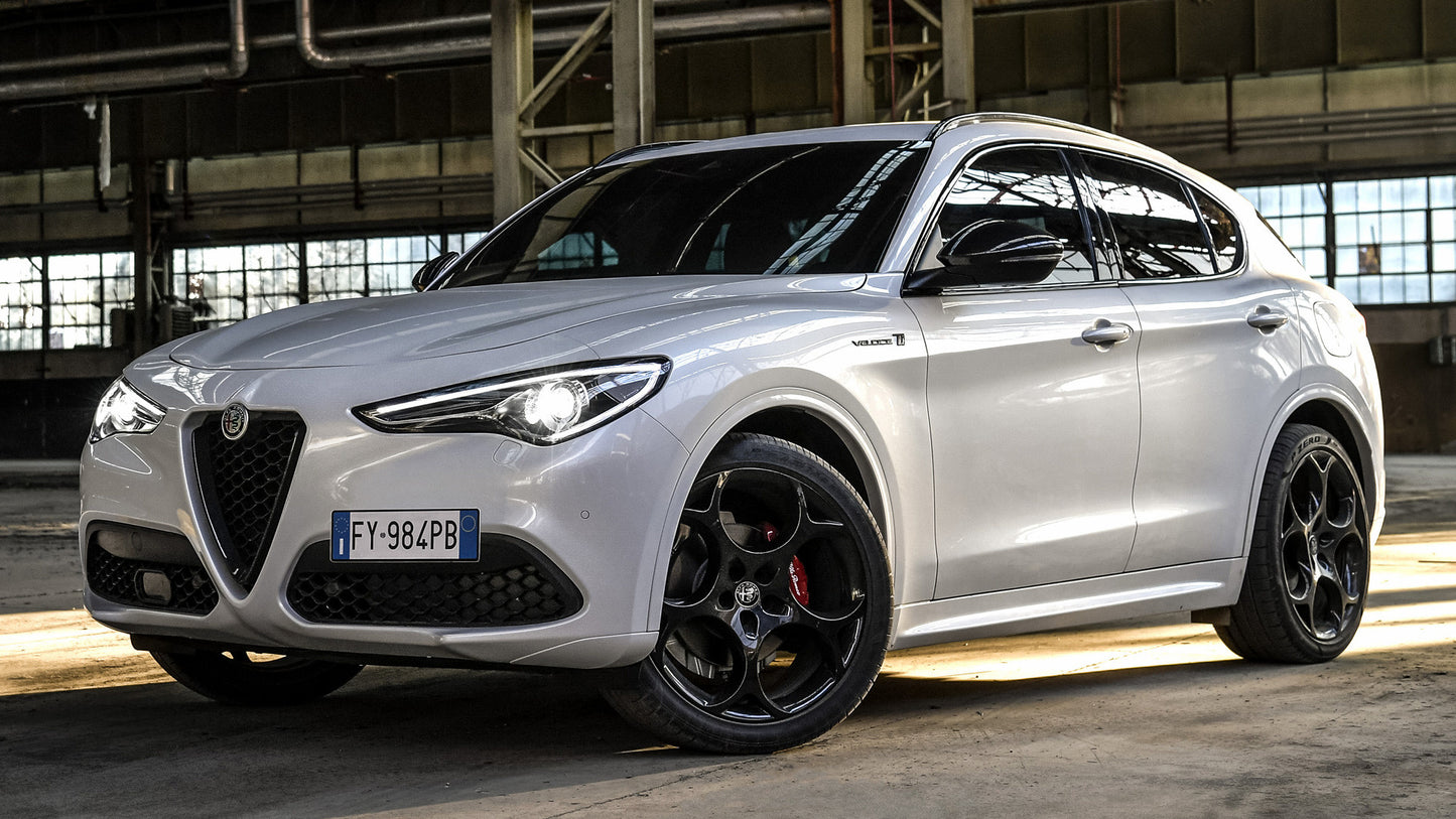 Alfa Romeo Stelvio Veloce Ti Hd Art Keychain