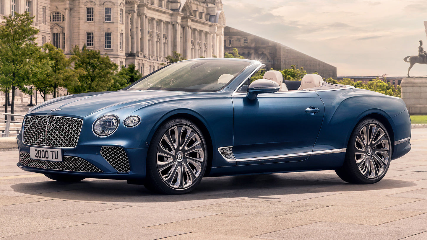 Bentley Continental Gt Convertible By Mulliner Hd Art Keychain