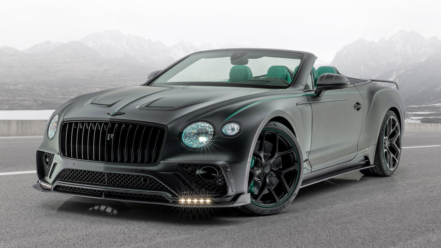 Bentley Continental Gt V8 Convertible By Mansory Hd Art Keychain