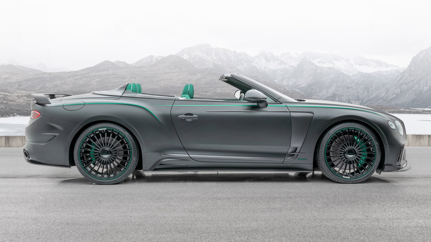 Bentley Continental Gt V8 Convertible By Mansory Hd Art Keychain