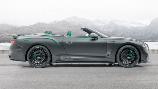 Bentley Continental Gt V8 Convertible By Mansory Hd Art Keychain