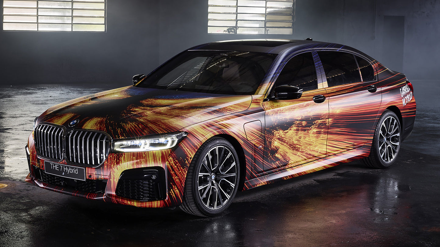 Bmw Series Art Car By Gabriel Wickbold Hd Art Keychain