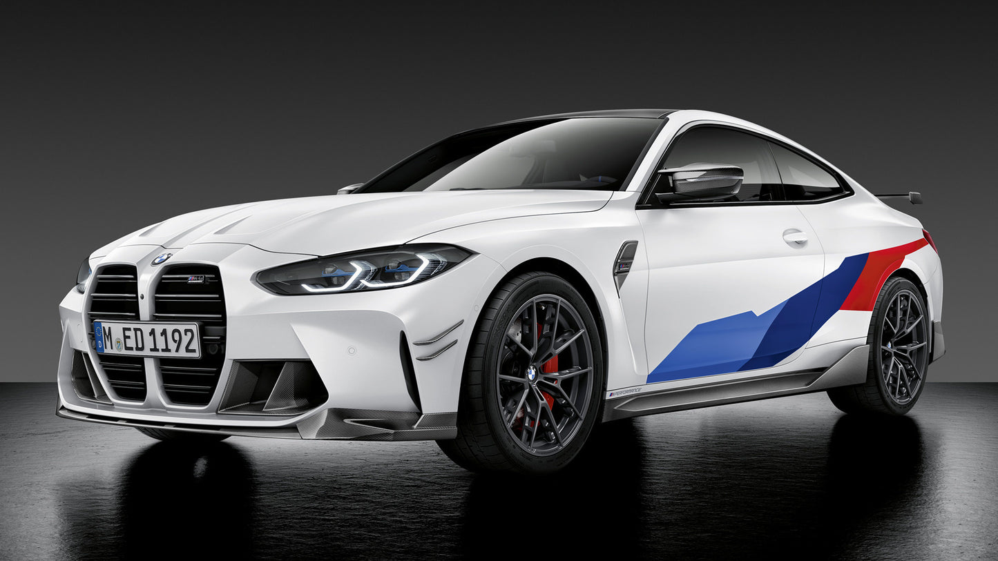 Bmw M4 Coupe Competition With M Performance Parts Hd Art Keychain