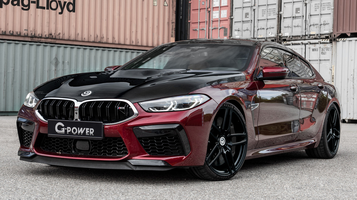 Bmw M8 Gran Coupe Competition By G Power Hd Art Keychain