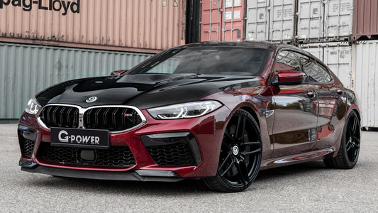 Bmw M8 Gran Coupe Competition By G Power Hd Art Keychain