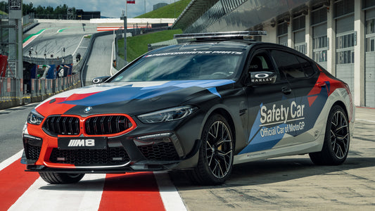 Bmw M8 Gran Coupe Competition Motogp Safety Car Hd Art Keychain