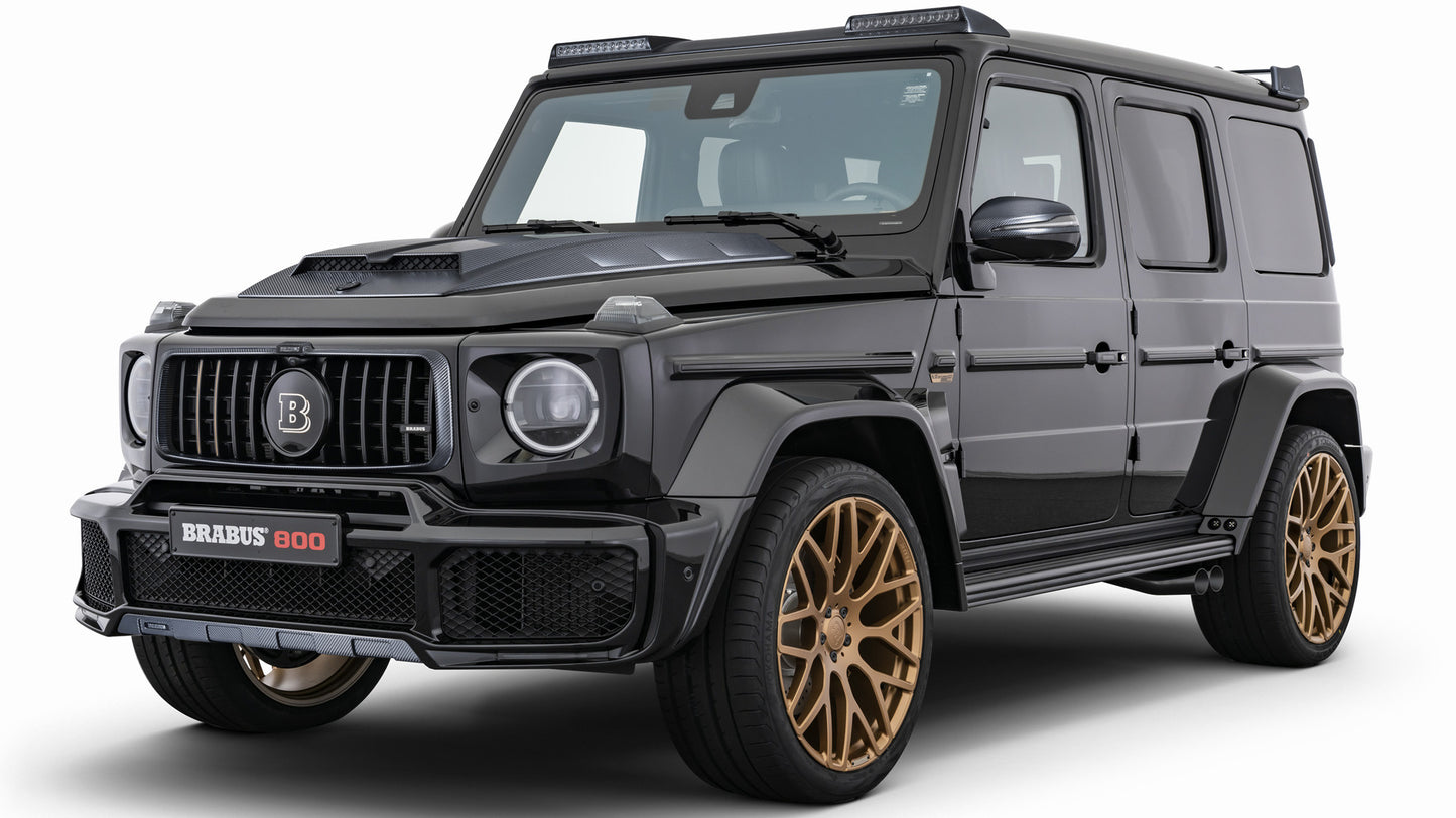 Brabus Black And Gold Based On G Class Hd Art Magnet