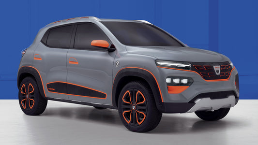 Dacia Spring Electric Concept Hd Art Keychain