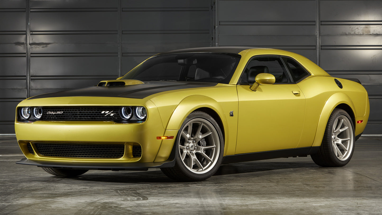 Dodge Challenger Rt Scat Pack Shaker Widebody 50Th Anniversary Edition Hd Art Keychain