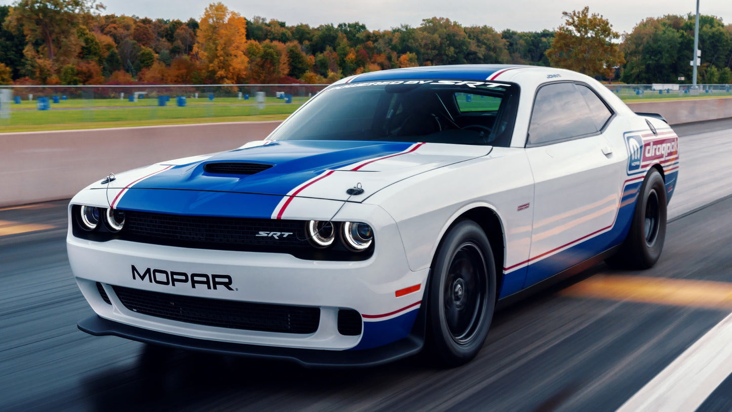 Dodge Challenger Srt Drag Pak By Mopar Hd Art Keychain