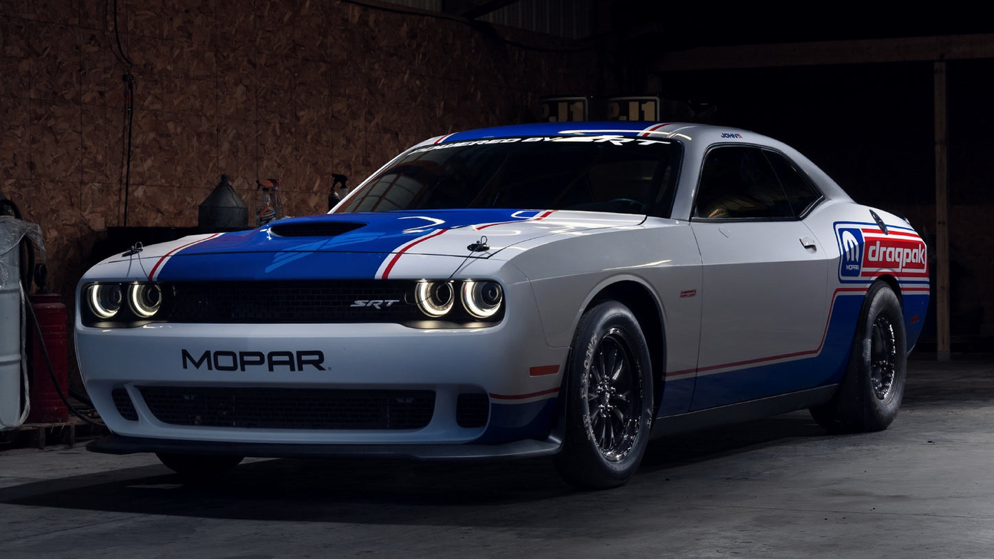 Dodge Challenger Srt Drag Pak By Mopar Hd Art Keychain