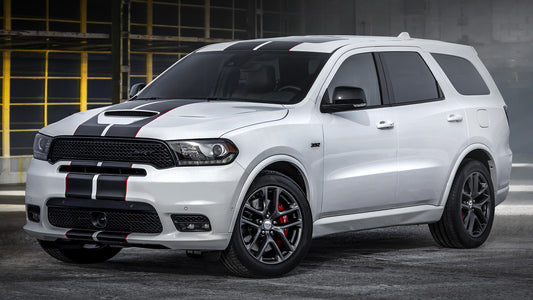 Dodge Durango Srt Black Appearance Package Hd Art Keychain