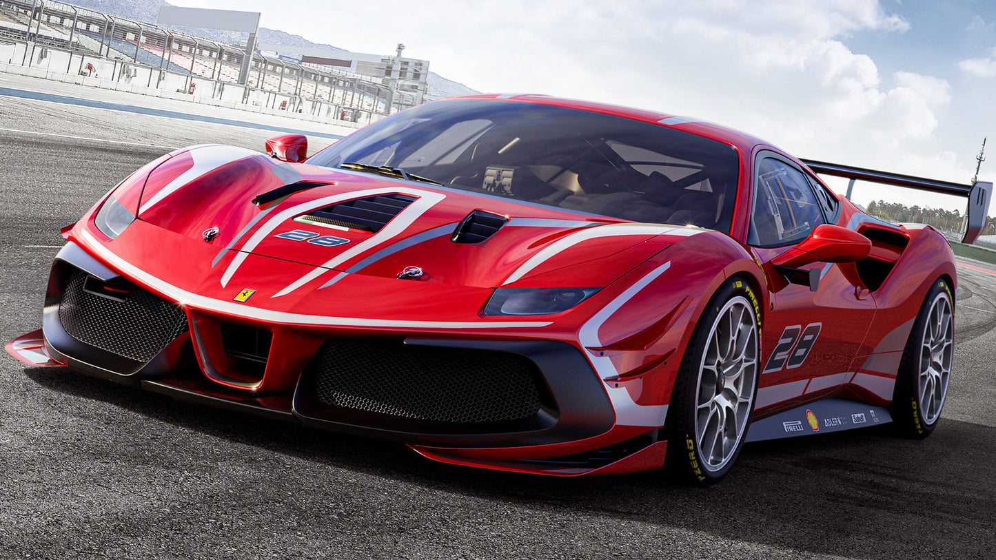 Ferrari Challenge Evo Hd Art Keychain