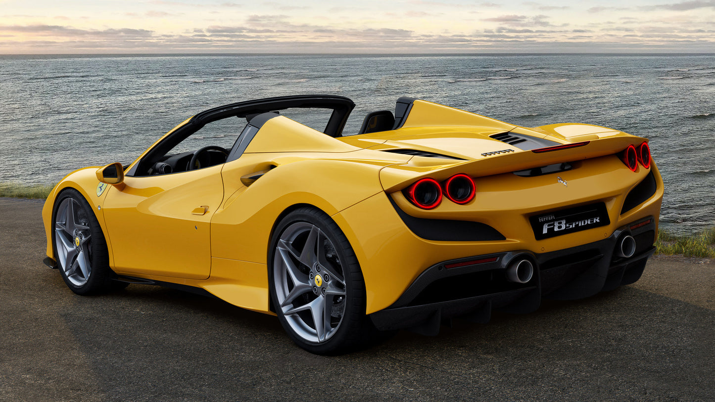 Ferrari F8 Spider Hd Art Keychain