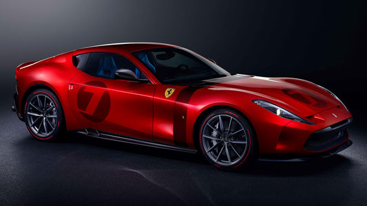 Ferrari Omologata Hd Art Keychain