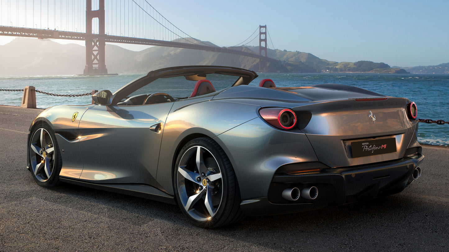 Ferrari Portofino M Hd Art Keychain