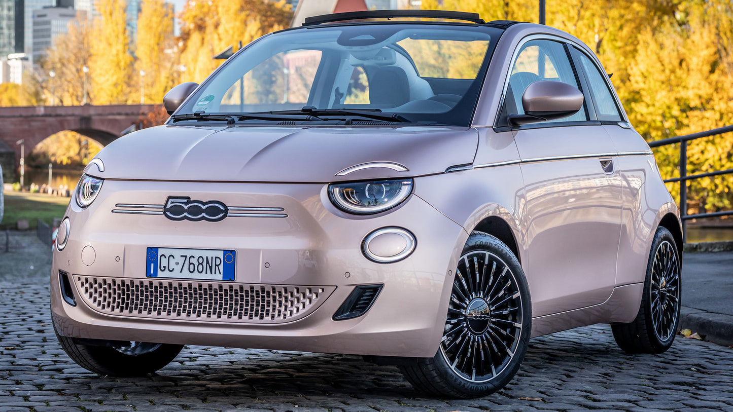 Fiat Cabrio Hd Art Keychain