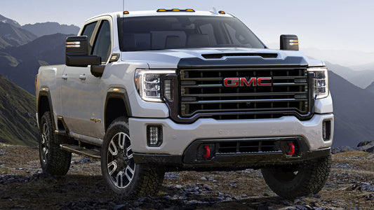 Gmc Sierra Hd At4 Crew Cab Hd Art Keychain