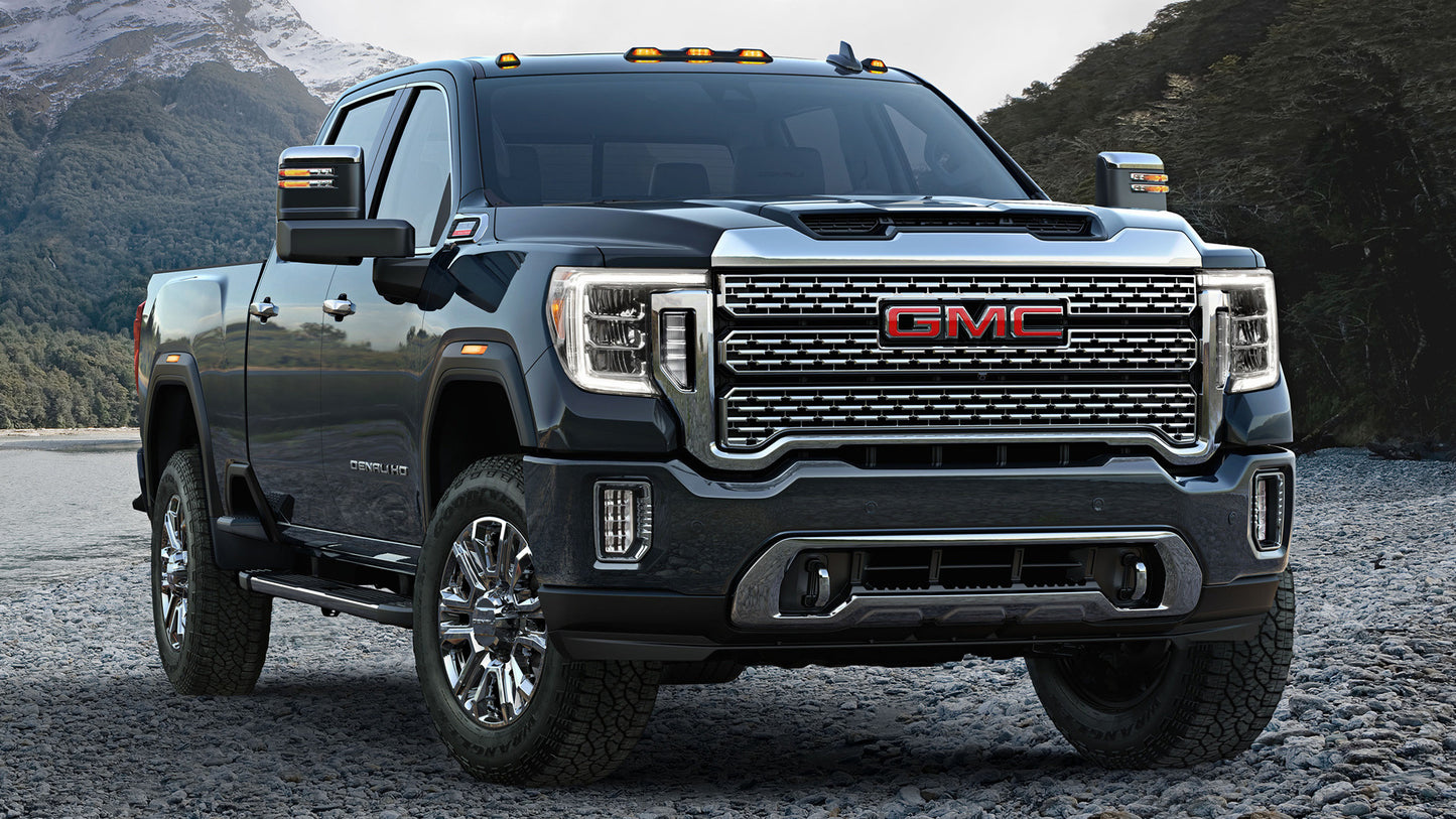 Gmc Sierra Hd Denali Crew Cab Hd Art Keychain
