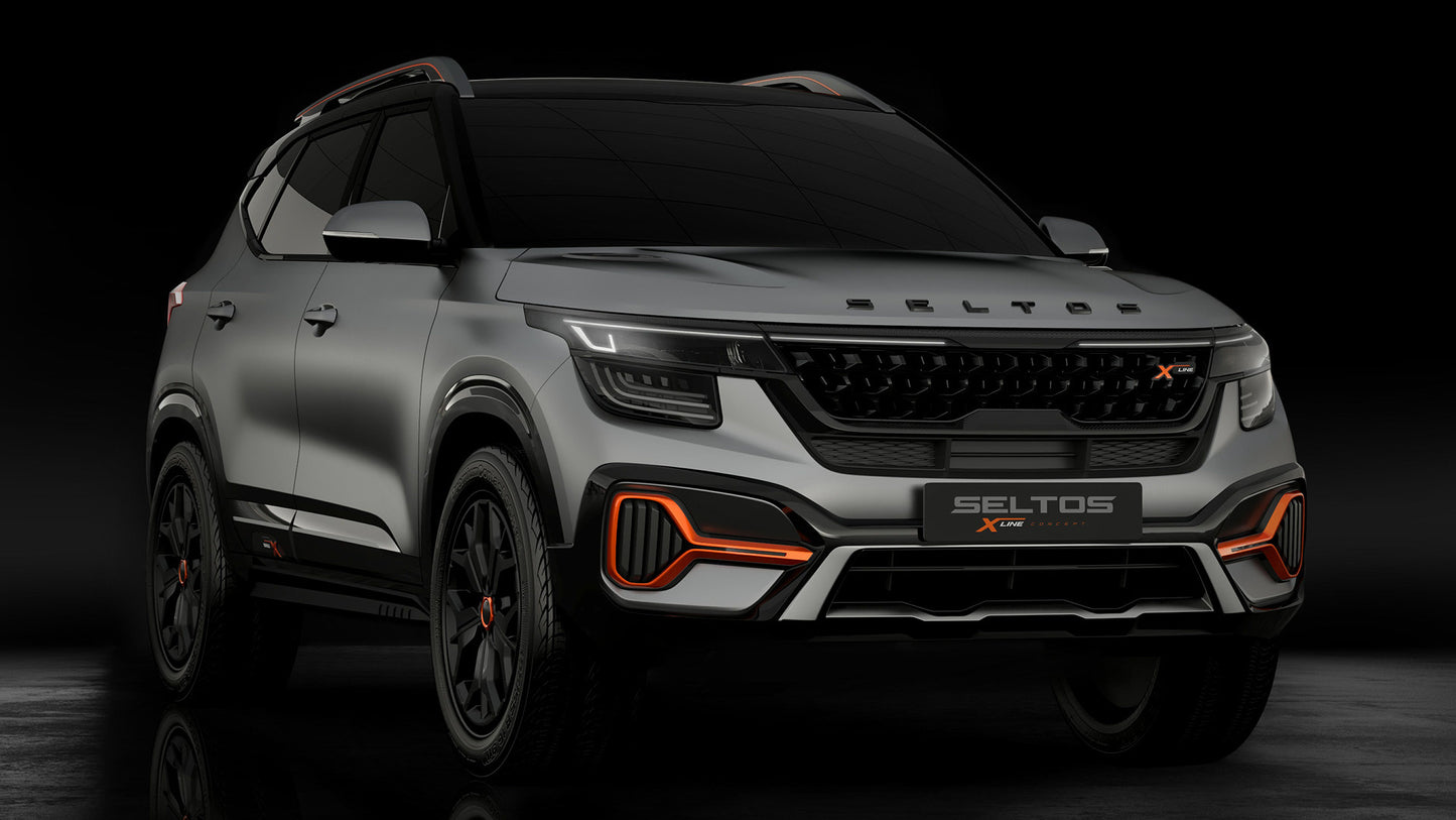 Kia Seltos X Line Concept Hd Art Print Poster