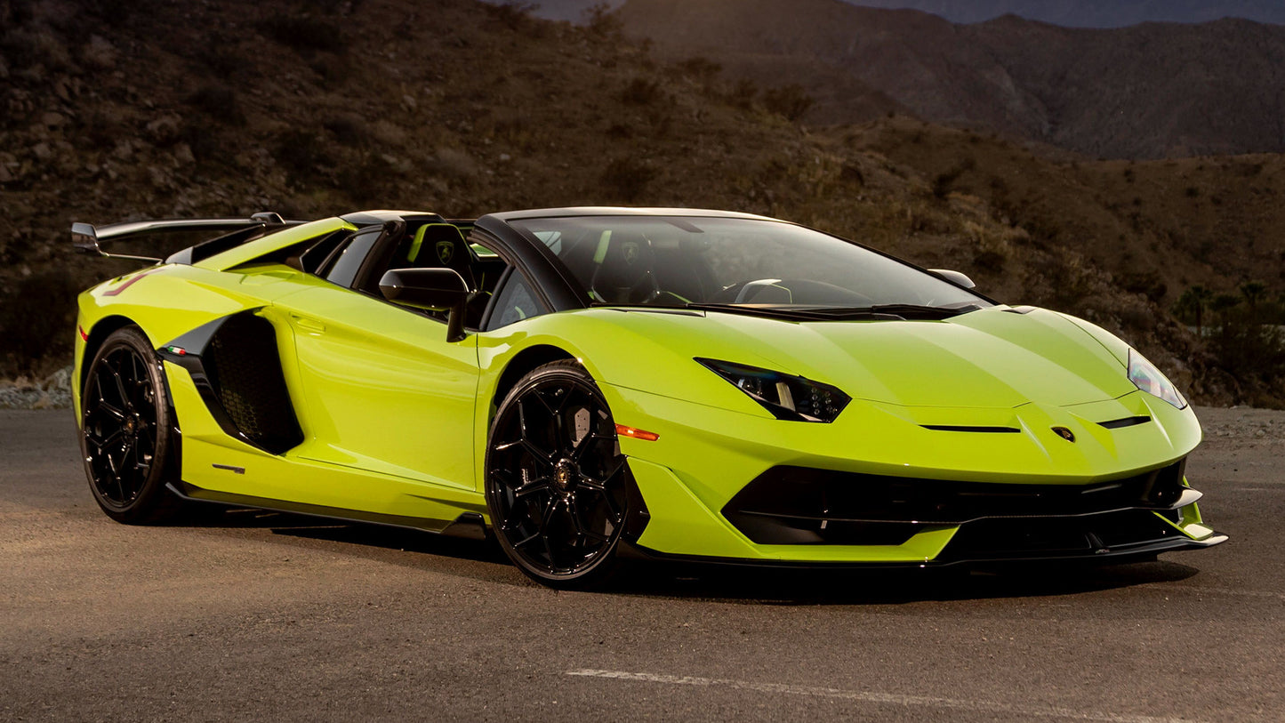 Lamborghini Aventador Svj Roadster Us Hd Art Print Poster