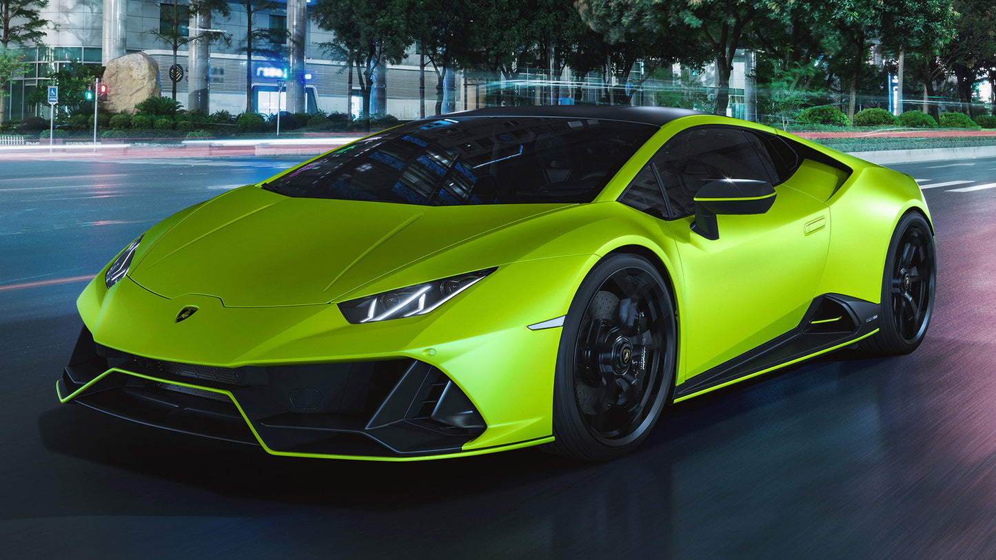 Lamborghini Huracan Evo Fluo Capsule Hd Art Print Poster