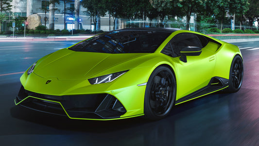 Lamborghini Huracan Evo Fluo Capsule Hd Art Print Poster