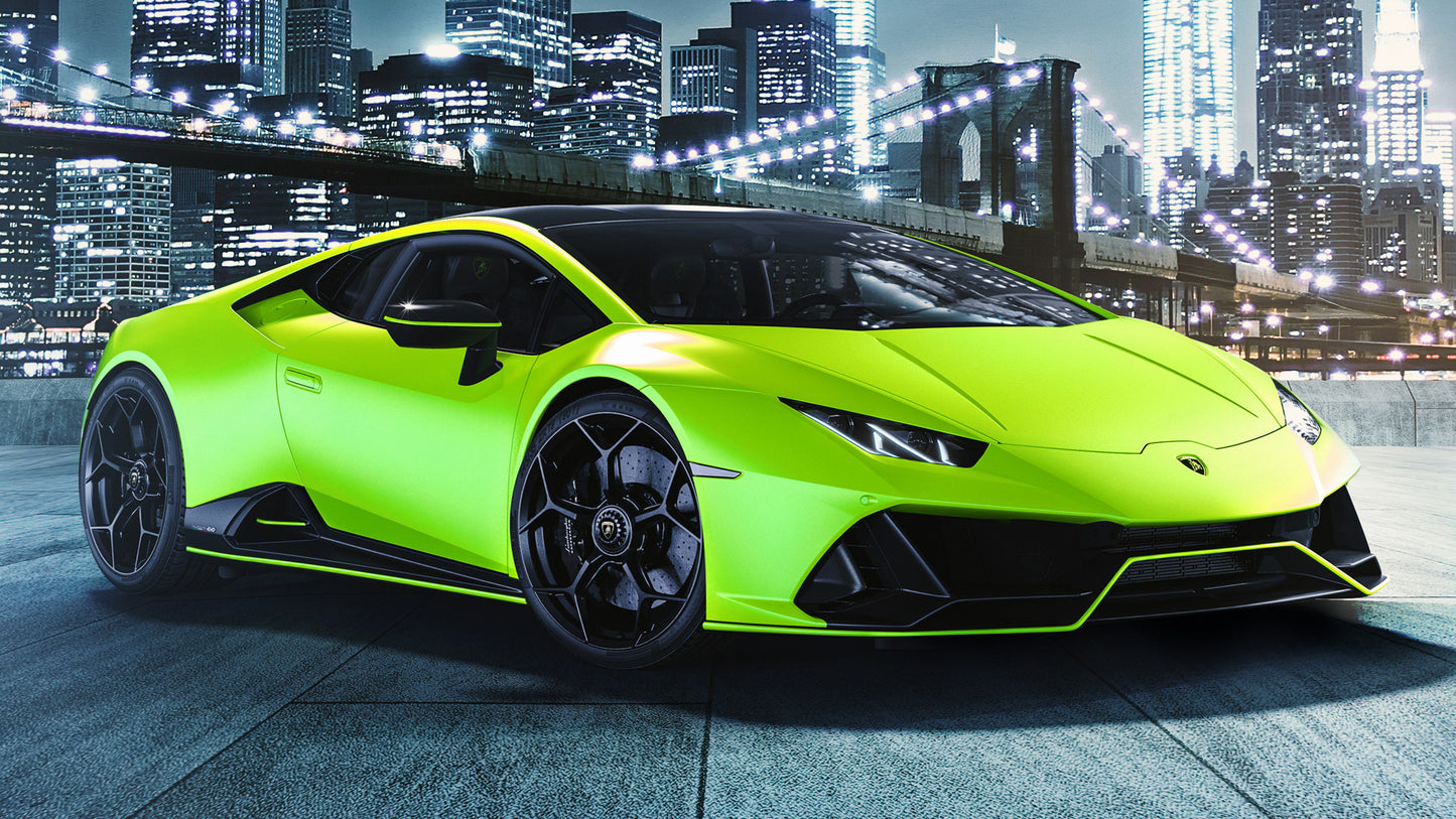Lamborghini Huracan Evo Fluo Capsule Hd Art Jigsaw Puzzle