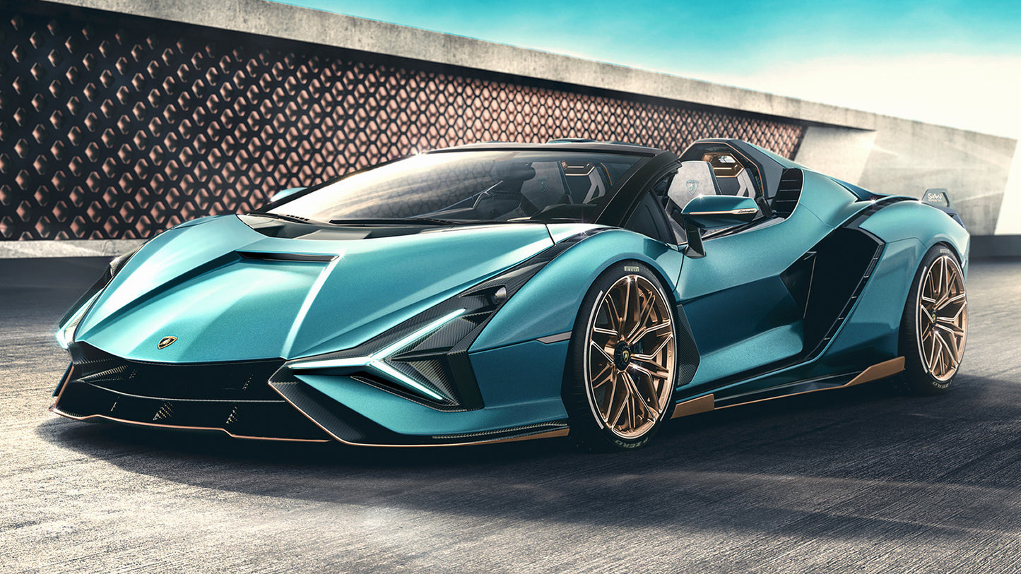 Lamborghini Sian Roadster Hd Art Jigsaw Puzzle